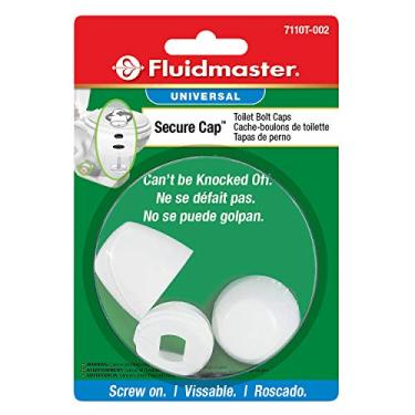 Imagem de Fluidmaster 7110T-002-P10 tampas seguras para vaso sanitário, brancas