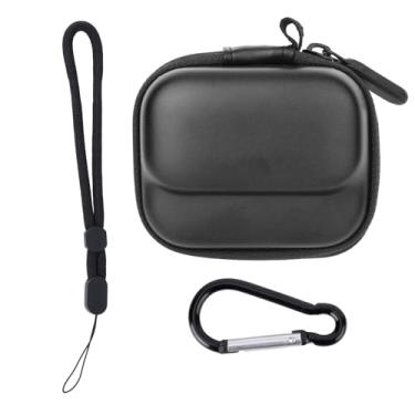 Imagem de Bolsa Armazenamento para Câmera, Estojo Portátil Pequeno com Mosquetão Pulseira Pulso Estojo Rígido de Proteção para Insta360 GO 3/GO 3S Acessórios de Câmera