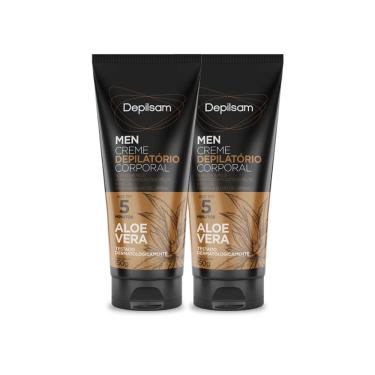 Imagem de Kit Creme Depilatório Corporal Depilsam Men Sport 150G - 2 unidades