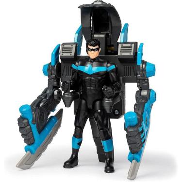 Imagem de Boneco Batman de Luxo Nightwing Asa Noturna Mega Gear - Sunny