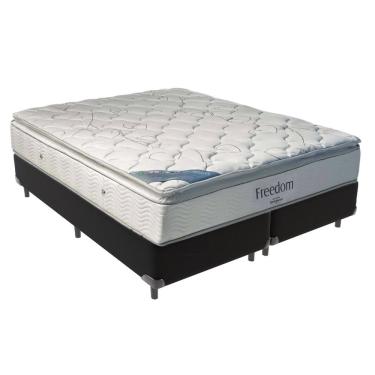 Imagem de Cama Box Queen E Colchão Freedom Ortobom D33 Preto