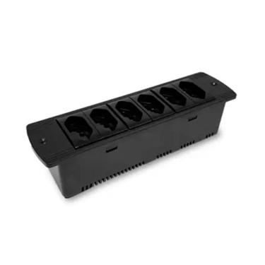 Imagem de Caixa Regua 6 Tomadas Embutir Moveis Escritorio Home Office