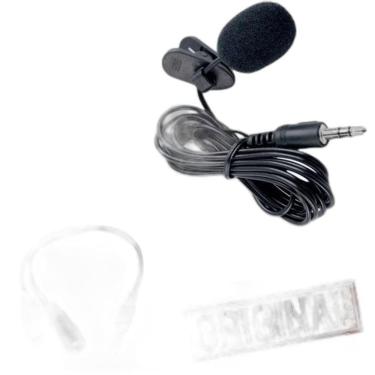 Imagem de Microfone de Lapela Kit Youtuber + Adaptador + Extensão 3m