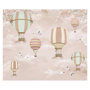 Imagem de Papel de Parede Adesivo Infantil Balões Bebe Quarto Menina - 550pcm - 