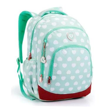 Imagem de Mochila De Costas Verde Coraçao Colorup - Seanite
