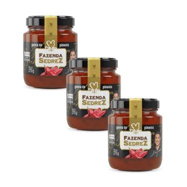 Imagem de Combo Geleia de Pimenta 270g Fazenda Sedrez - 3 unid