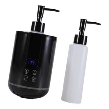 Imagem de oshhni Aquecedor de Óleo de Massagem Aquecedor de Garrafas de Loção Acessórios Profissionais Display Digital Salão Relaxamento Digital Multiuso, Preto