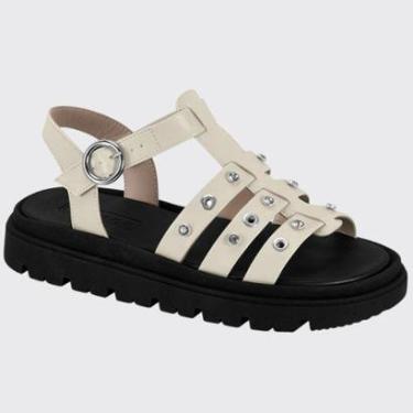 Imagem de Sandália Slide Feminina Flatform Papete Tiras Moleca 5504.115.9569-Feminino