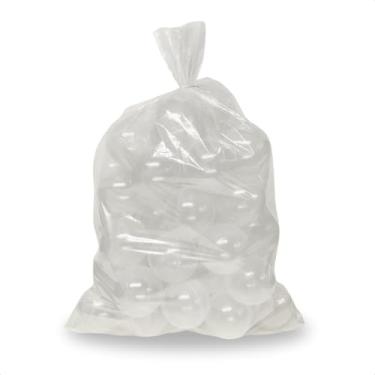 Imagem de Kit Com 25 Unidades De Bolinha Para Piscina De Crianças Não Amassam Bolas Divertida Cor Vibrante (Transparente)