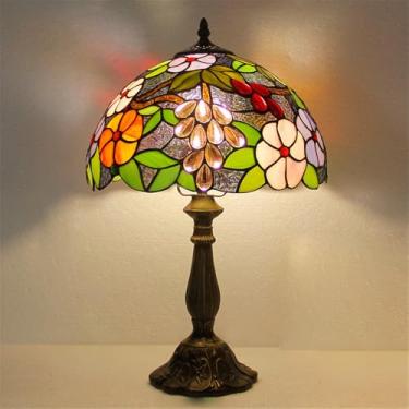 Imagem de Retro Luxo Americano Criativo Vidro Colorido Led Luz De Mesa, Iluminação Para Sala De Estar Estúdio Quarto Villa Hotel Decoração (Estilo 8)