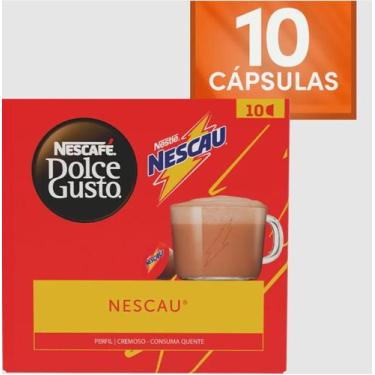 Imagem de Capsulas Nescafé Dolce Gusto Nescau - Nescafe, 10 Cápsulas, Nescau