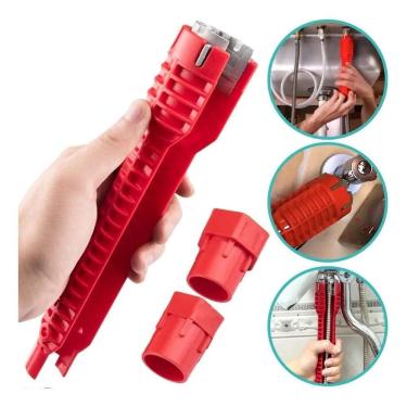 Imagem de Chave De Cano Grifo Hidráulica Universal Torneira Pia Sifão