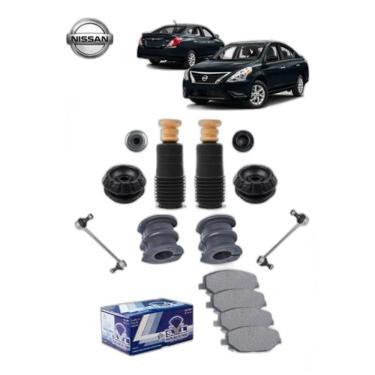 Imagem de Kit Batente Pastilha Bucha Da Barra Nissan Versa 11 12 13 19