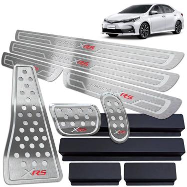 Imagem de Soleira Pedaleira Descanso Corolla Xrs 2014 A 2019 Prata B.R
