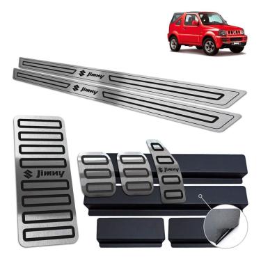 Imagem de Soleira Pedaleria Descanso Jimny Todos Os Modelos Preto BR