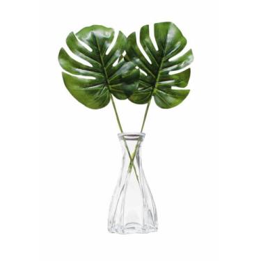 Imagem de Kit 12 Vasos de Vidro Decorativo Vasinho Planta Torcido 13cm - Glass D