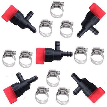 Imagem de ZXZHL Válvula de desligamento de combustível de 90 graus de 1/10.2 cm, para Briggs & Stratton 494768 698183 399517 Tecumseh Murray Toro cortador de grama trator motocicleta