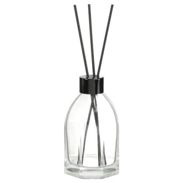 Imagem de Frasco Difusor Aromatizador 200ml Vidro Varetas Banheiro (Preto)