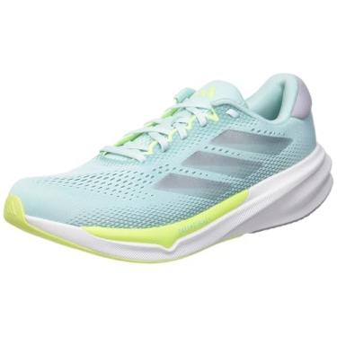Imagem de Tênis Adidas Supernova Stride 2 Verde Água Cinza e Amarelo - Feminino - 39 - Verde