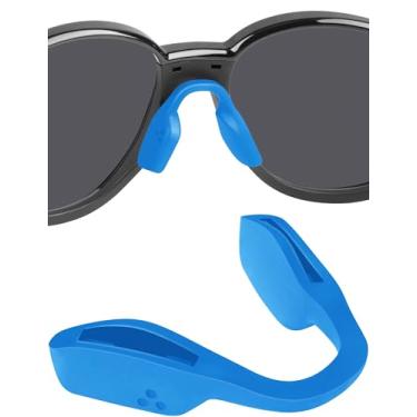 Imagem de BLAZERBUCK Almofadas de nariz de substituição para óculos de sol Oakley Pasque OO9222 - Azul claro padrão