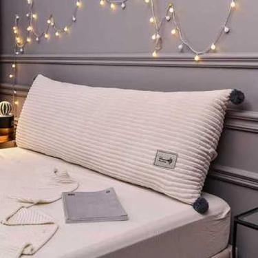 Imagem de Cabeceira Cushio Orther Estilo Europa Log Travesseiro Tatami Back Cushio Assento De Chão Com Encosto Readig Travesseiro Sofá-cama Encosto Louge, B, 1.5m