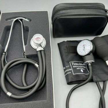 Imagem de Kit de Acadêmico de Enfermagem- Estetoscópio Duplo Rappaport Premium +