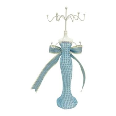 Imagem de Fiocias Suporte para Colar, Suporte para Colar, Expositor de Mesa Profissional Moderno para Vendas em Casa, Cômoda Multiuso, Organizador de Joias, M