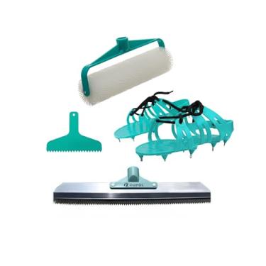 Imagem de KIT AS PT3 Kit para aplicações de Argamassa Cimentícia Autonivelante, Cimento Queimado Líquido.