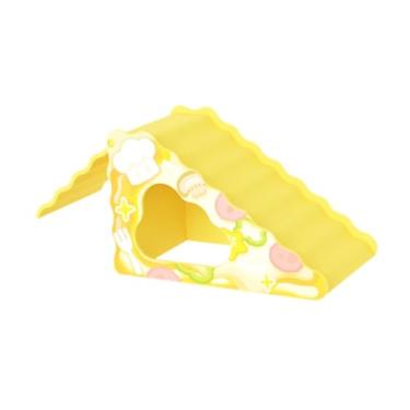 Imagem de Fenteer Casa de Hamster Hamster Brinquedo de Escalada Antiderrapante Decorativo Criativo com Escada