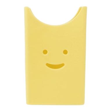 Imagem de Suporte de telefone com pingente de EVA para capa de telefone, porta-chaves, batom, óculos de sol, acomoda vários tamanhos de telefone, organização interna e externa da bolsa (amarelo)