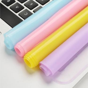 Imagem de Capa protetora de silicone para teclado de laptop com 4 peças para notebooks de 13 a 14 polegadas, película transparente à prova de poeira