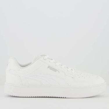 Imagem de Tênis Puma Caven 2.0 BDP Feminino Branco e Prata, 34