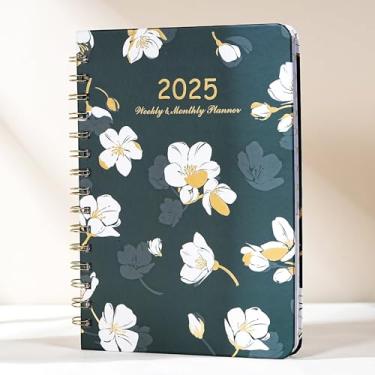 Imagem de Agenda de trabalho profissional 2025 – Rastreamento de objetivos semanal/mensal com páginas de marcos do projeto para funcionários de escritório e empreendedores (preto)