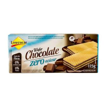 Imagem de Biscoito Wafer Zero Açúcar Lowçucar Chocolate Sem Adição De Açúcar 115