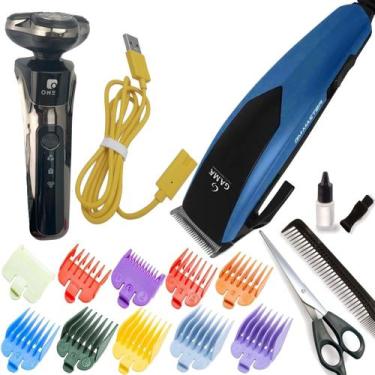 Imagem de Maquina De Cortar Cabelos Gama Italy Profissional Motor Magnetic Inox 