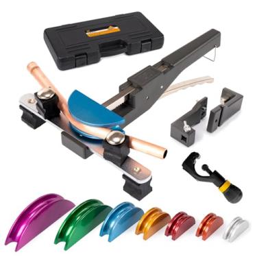 Imagem de Z ero ZN999 Dobrador de Tubos Manual Dobrador de Tubos Avançado 1/4-7/8 Polegada 7 Cores Liga de Alumínio Dobrável Cabeças para HVAC