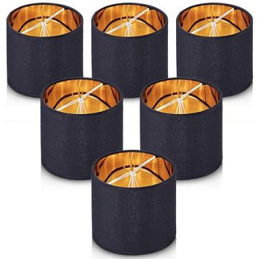 Imagem de Abajures Wellmet Chandelier para lâmpadas de vela, conjunto de 6