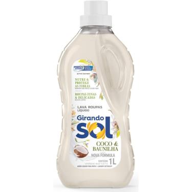Imagem de Lava Roupas Delicadas Líquido Girando Sol Coco e Baunilha 1L