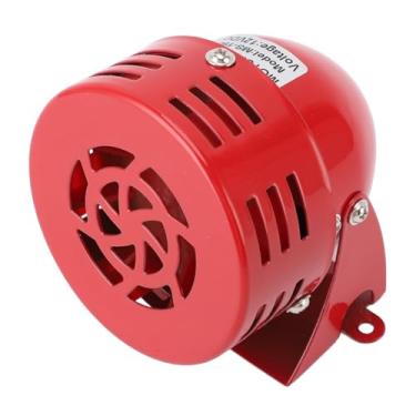 Imagem de Sirene de buzina motorizada, 110 decibéis, mini sirene elétrica de aviso estroboscópico, buzina, alarme sonoro para fábricas, escolas, ranchos, casa (12 V)