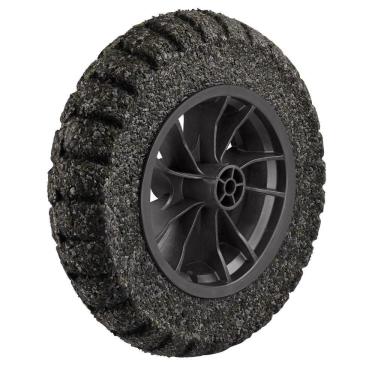 Imagem de Pneu Maciço Tramontina Em Borracha Macia Com Roda Plástica 8 Polegada Para Carrinho De Mão