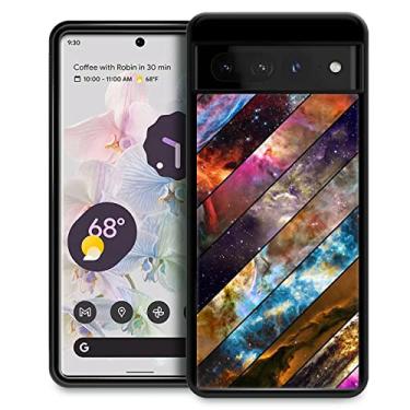 Imagem de CARLOCA Capa para Google Pixel 7 Pro, Nebulosa Abstrata Acrílico Rígido À Prova de Choque Capa de Telemóvel Antiarranhões
