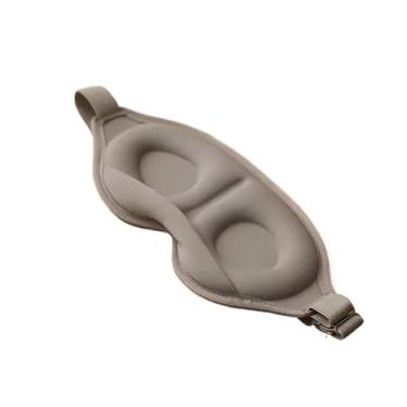 Imagem de Mascara de Dormir 3D Mascara Para Dormir Bloqueio de Luz Com Alça Ajustável Venda Noturna(Cinza)