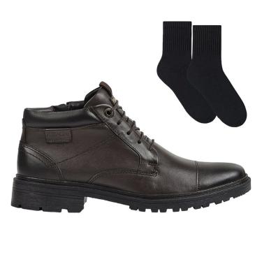 Imagem de Kit Bota Ferracini Snow Zíper Masculina + Par de Meia