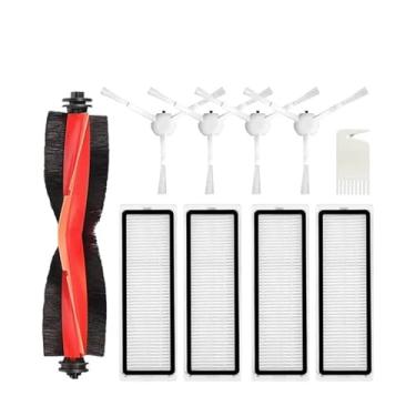 Imagem de Compatible With Xiaomi Robot Vacuum X10 Robot Vacuum Cleaner Parts Replacement Main Side Brush Hepa Filter Mop Cloth Dust Bag Accessories(Yellow)