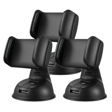 Imagem de Suporte Celular Veicular Carro Trava Ventosa Painel Vidro(3)