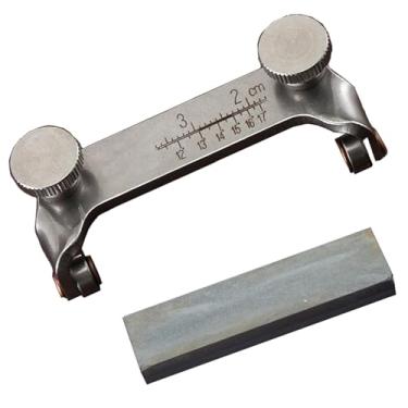 Imagem de Shakven Ferramentas auxiliares de moagem de couro, ferramenta de afiador de facas,Porta-ferramentas de afiação com escala | Dispositivos de máquinas profissionais para casa, ferramentas Leathercraft