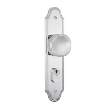 Imagem de FECHADURA STAM EXTERNA 803/02 INOX BOLA 11428 - Segurança Média, Aço I