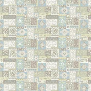 Imagem de Papel De Parede Azulejo Arabesco Cozinha Banheiro Lavatório - LRP