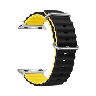 Imagem de Pulseiras Ocean Para Apple Watch Series 7 6 5 4 3 SE 8 Ultra Compatíve