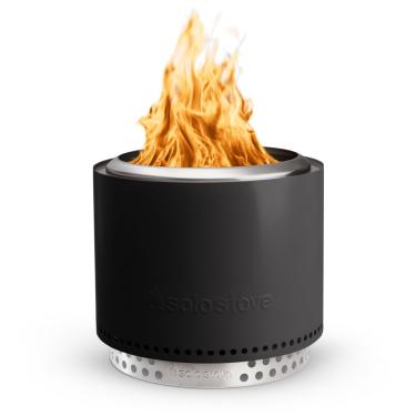 Imagem de Solo Stove Bonfire 2.0 com suporte, fogueira sem fumaça | Lareira a lenha com cinzeiro removível, fogueira portátil ao ar livre para acampamento, aço inoxidável, A: 42,5 cm x Diâmetro: 49,5 cm, 11,4 kg, Cor: Cinza